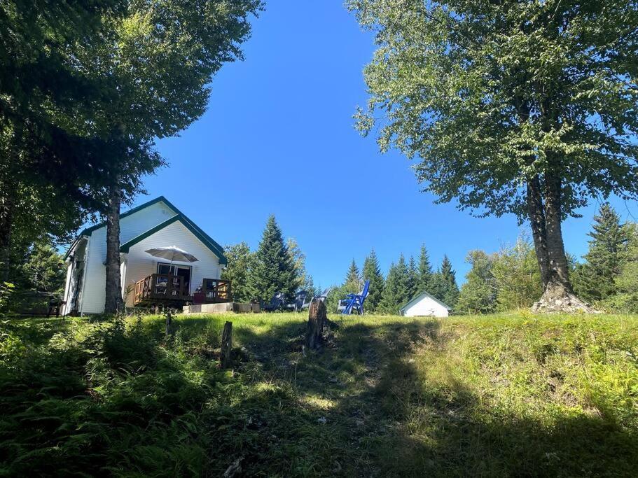 Le Jazz- Chalet Rustique/Chic Avec Spa Notre-Dame-Des-Bois Exterior foto